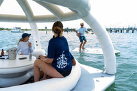 Parc aquatique gonflable, équipement de jeux aquatiques, plateforme aquatique, toboggan de piscine, pont flottant pour radeau, ponton, bateau
