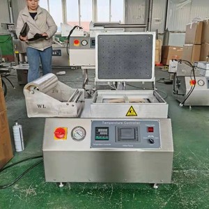 Machine d'emballage de peau sous vide Prix d'usine Type de table Viande de poisson Fromage Alimentaire Mini machine d'emballage de peau sous vide - Product Image 3