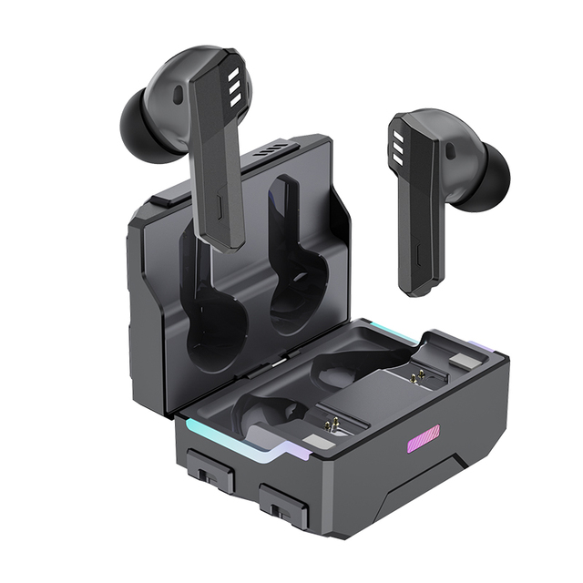 Wireless JL Chipset RGB LED Indicator ANC TWS Earbuds In-ear Waterproof Low Latency Gaming Headphones