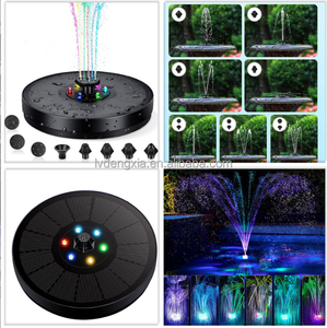 <span class=keywords><strong>Fontaine</strong></span> solaire avec lumière <span class=keywords><strong>LED</strong></span> <span class=keywords><strong>fontaine</strong></span> de <span class=keywords><strong>piscine</strong></span> flottante lumières multicolores - Product Image 2