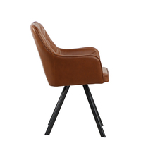 Fauteuil inclinable moderne en similicuir pour salon et chambre à coucher, fauteuil de lecture rembourré avec dossier haut