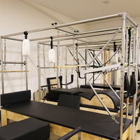 Ensemble d'équipement de Pilates Cadillac moderne en bois massif, réglable et durable, avec logo personnalisé, machine d'entraînement pour le remodelage corporel, pour la maison et le studio