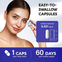 Capsules de complément alimentaire à base de plantes végétaliennes, mélange d'herbes, marque privée OEM, pour l'équilibre du cortisol, le soulagement du stress et l'augmentation de l'énergie
