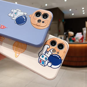 เคสแข็งแบบด้านลายธีมอวกาศนักบินอวกาศ <span class=keywords><strong>NASA</strong></span> สำหรับ iPhone 11 Pro 12 Pro X Xs Max 7 8 Plus - Product Image 6