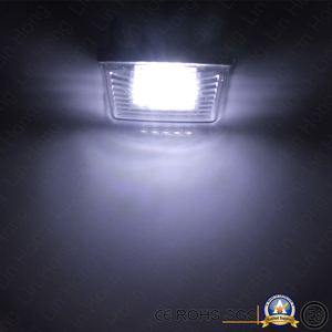 Nouvelle lampe de plaque d'immatriculation LED en gros 12V OEM # 6340A3 pour Peugeot 206 207 307 308 Plug & Play - Product Image 6
