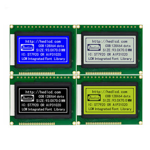 Nhà sản xuất bán 3.2 "93x70 mét 12864 128x64 chi phí thấp đồ họa <span class=keywords><strong>LCD</strong></span> hiển thị bảng điều chỉnh <span class=keywords><strong>module</strong></span> với ST7920 aip31020 paralle cổng - Product Image 1