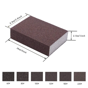 Abrasifs en mousse de haute qualité éponge de ponçage abrasifs bloc <span class=keywords><strong>ponceuse</strong></span> à eau 100*120*12mm outils abrasifs Support OEM - Product Image 6