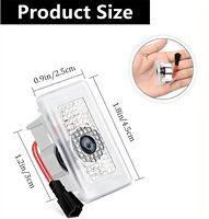 Luz de Bienvenida LED, Proyector de Logotipo de Alta Definición, Lámpara de Proyección de Sombra Fantasma para Tesla 3 Y