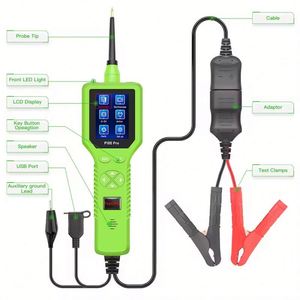 เครื่องทดสอบวงจร Topdiag P100 Pro Power Probe 9-30V เครื่องทดสอบแบตเตอรี่ ทดสอบแรงดันไฟฟ้าลัดวงจร เครื่องมือวินิจฉัยอเนกประสงค์ รับประกัน 1 ปี - Product Image 2