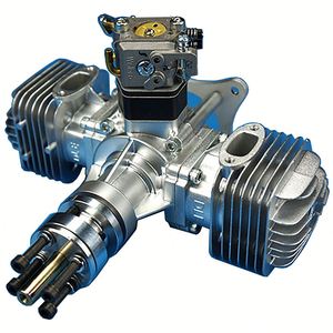 Brand DLE60 60CC <b>Gasoline</b> Twin Cylinder Gas Engine 2-stroke RC Airplane Hot Sell Fixed Wing Model Metal Private Mold Assembled - Product Image 6