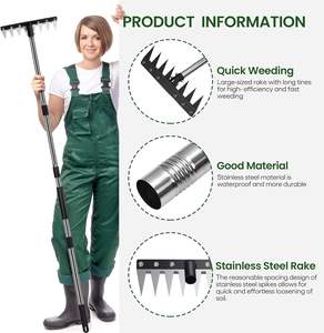 เครื่องมือกำจัดวัชพืชสแตนเลสพร้อมใบเลื่อย - ด้ามจับแบบถอดได้ 4 ส่วนเพื่อการทำสวน งานสนาม และกำจัดวัชพืชได้อย่างง่ายดาย - Product Image 5