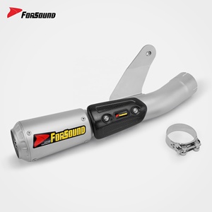 Sistema de Escape para Motocicleta Forsound, <span class=keywords><strong>Precio</strong></span> de Fábrica al por Mayor, Estilo <span class=keywords><strong>MotoGP</strong></span>, Punta Corta, para BMW S1000RR, Acero Inoxidable - Product Image 2