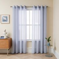 Rideaux et Voilages Transparents Personnalisés de Qualité Supérieure, Rideaux Lilas pour Décoration de Fenêtre, Rideaux de Salon pour la Vente en Gros
