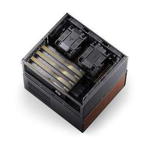 Jonsbo n5 मिनी-<span class=keywords><strong>itx</strong></span> मिनी चेसिस गेमिंग कंप्यूटर केस 8 + 1 hdd प्रशंसक <span class=keywords><strong>sfx</strong></span> <span class=keywords><strong>psu</strong></span> 1u usb एक्रिलिक बे दोहरी 120 मिमी प्रशंसकों मध्य टॉवर केस - Product Image 5