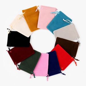 Bolsas de Terciopelo Personalizadas al por Mayor con Logotipo, Bolsas de Terciopelo con Cordón para Joyería, para Regalo - Product Image 3