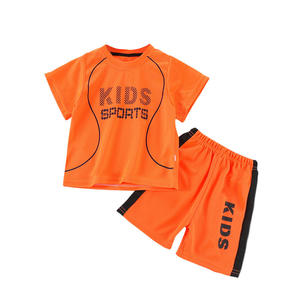 Ensemble de sport d'été pour enfants avec imprimé lettres, <span class=keywords><strong>short</strong></span> à séchage rapide et respirant pour garçons et filles, vêtements pour bébés - Product Image 6