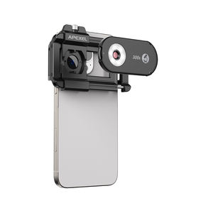 APEXEL portatile accessorio per Smartphone cellulare microscopio lente 300X da tasca microscopio digitale lente per gioielli, timbro, pelle, piante - Product Image 5