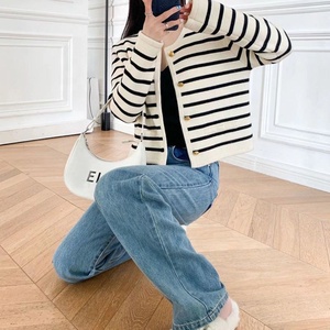 <span class=keywords><strong>Cardigan</strong></span> lavorato a maglia a maniche lunghe alla moda nuovo stile <span class=keywords><strong>cardigan</strong></span> in maglia sottile da donna - Product Image 3