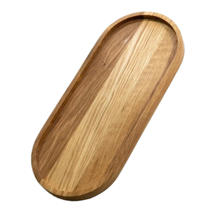 Vente en gros Offre Spéciale bon marché Bureau plat en bois d'acacia <span class=keywords><strong>Plateau</strong></span> d'assiettes à dîner en bois pour aliments Assiette de service aux fruits - Product Image 4