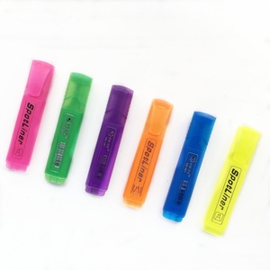 Top Sales Classical Large Capacity Oblique Tip <b>Drawing</b> Pastel Colors Fluorescent Highlighter Pen Set 6 Colors - Product Image 4