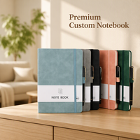 Carnet de notes personnalisable en similicuir A6 A5 A4, couverture rigide en cuir PU, multicolores, pour le bureau, les affaires, les cadeaux promotionnels