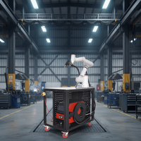 Estación de Trabajo de Soldadura Colaborativa sin Programación FR, Carga Útil de 5 kg, Brazo Robótico Automático de 6 Ejes, Motor PLC, Acero Inoxidable