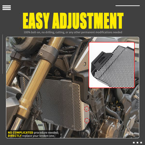 XXUN Moto Radiateur Grille Couverture Protection Refroidisseur Garde Grill pour Honda CB650R 2019 2020 <span class=keywords><strong>CB650F</strong></span> <span class=keywords><strong>2017</strong></span> 2018 2019 - Product Image 6