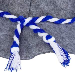 Vente en gros chapeau en feutre cordon bleu blanc Costume bavarois chapeau en feutre de laine pour l'<span class=keywords><strong>Allemagne</strong></span> bière Oktoberfest large bord feutre épouvantail chapeaux - Product Image 3