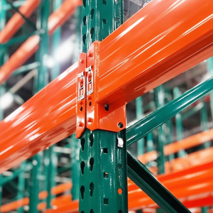 Estantes industriales de almacenamiento de acero resistente Sistema de estantería de paletas de lágrima de 5 capas Equipo de organización duradero para almacén - Product Image 1