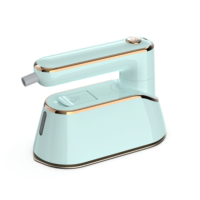Fer à vapeur électrique portable 1200W, mini défroisseur de voyage multifonctionnel à main avec semelle en céramique antiadhésive