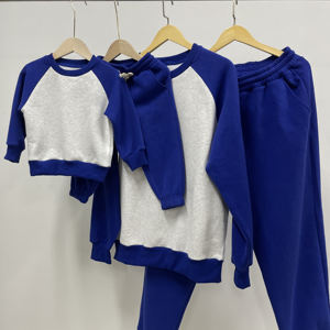 Custom Cotton Family Matching Sweatsuits Hooded Sweat Shirt and Pant Tracking Suit Mom and <strong>Son</strong> Family Matching Outfits - Product Image 2