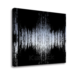 لوحة فن تجريدي مزخرفة من القماش مع رقاقات - Product Image 5