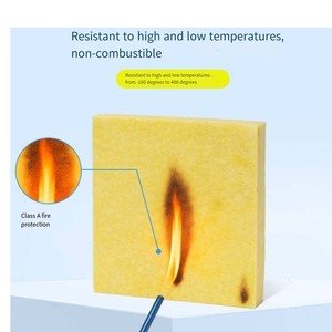 Pannello Isolante in Lana di Vetro Ecologico Senza Amianto, Ignifugo, Termico e Acustico <span class=keywords><strong>per</strong></span> Case Prefabbricate - Product Image 2