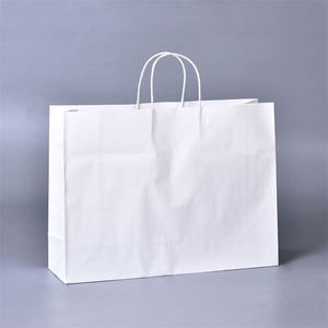 KM Oem Luxury Wholesale Shopping Gift Food Retail Bag Printed logo Bolsas De Papel Custom <b>Made</b> Packaging Kraft <b>Paper</b> Bags - Product Image 3