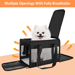 Transportín para mascotas grande, mediano, de lado suave, para mascotas, gatos grandes, Transportadores para perros, Protección de Privacidad para mascotas, transportador de viaje - Product Image 3