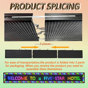 Écran d'affichage publicitaire LED couleur pleine gamme étanche pour extérieur JUNCAI P10 avec texte défilant, luminosité 1500 cd, garantie de 2 ans - Product Image 4