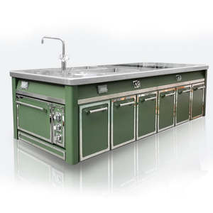 Isla de Cocina Modular de Acero Inoxidable 304 con Certificación CE, Solución Personalizada para Proyectos Hoteleros y de Hostelería - Product Image 1