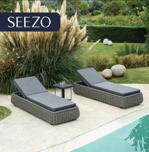 Chaises longues d'extérieur à vendre en 2026, chaises longues <span class=keywords><strong>de</strong></span> jardin en aluminium bon marché, chaises longues <span class=keywords><strong>de</strong></span> plage en plein air, chaises longues en corde tressée, tissu imperméable - Product Image 2