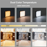 Luz LED de vídeo W42, Mini Luz Portátil de bolsillo para fotografía, Vlog, luz de relleno para iPhone, Samsung, DSLR, SLR, lámpara de cámara