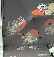 Tente de gazebo commerciale Offre Spéciale 3x3 avec paroi latérale pour l'exposition commerciale de promotion extérieure de tentes pop-up de marché de l'europe