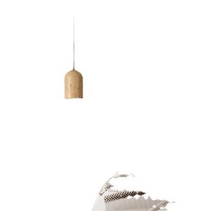 Japanese Wabi-Sabi Style Yellow Travertine Pendant <b>Light</b> Cream Bedroom Bedside Nordic Original Wood for HomeStay <b>Chandelier</b> - Product Image 1