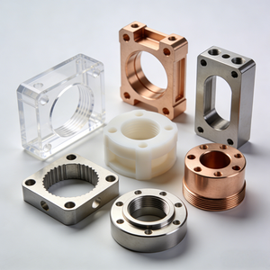 Services d'usinage CNC en plastique et en métal, pièces personnalisées de précision, pièces en aluminium, en laiton, en acier, en plastique, prototypage - Product Image 1