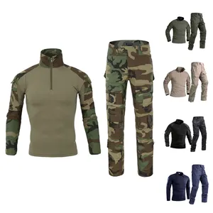 G2 G3 G4 Long Sleeve Camouflage Tactical Uniform Combat Frog Suit Tactical Clothes For Hunting Training