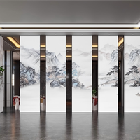Cloison acoustique insonorisée mobile, panneau coulissant pliable pour bureau, hôtel, salle de banquet, salle de conférence, design moderne