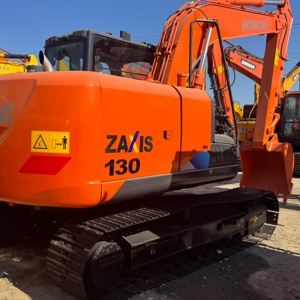 รถขุดตีนตะขาบแท้ Hitachi ZX130 13 ตัน มือสอง ราคาประหยัด รถขุดไฮดรอลิกสำหรับขุดดิน ราคาถูก พร้อมใบรับรอง CE EPA - Product Image 1