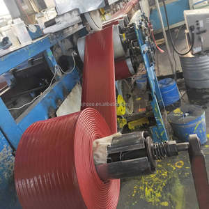 2 <strong>Inch</strong> 50mm X 100 Meters Ribbed Brown Lay Flat Mining <strong>Hose</strong>, 10 Bar High Pressure, for Mining, Dewatering and Water Transfer - Product Image 2
