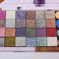 Palette de fards à paupières caméléon personnalisable en gros, emballage vide pour palette cosmétique, prise en charge de l'impression couleur personnalisée et du logo