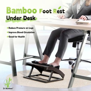 Reposapiés RUCHANG Ajustable para Debajo del Escritorio, de Metal Negro, para Oficina o Sofá - Product Image 5
