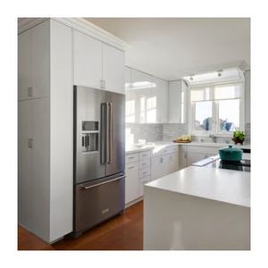 CBMMart Armoire de cuisine électrique moderne en placage de bois de pvc chêne noyer avec articles de cuisine <span class=keywords><strong>rick</strong></span> owen - Product Image 2