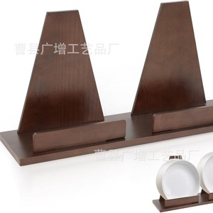 Wooden Vinyl <b>Record</b> Rack Desktop Display Storage <b>Stand</b> For CD And Miscellaneous Items - Product Image 5